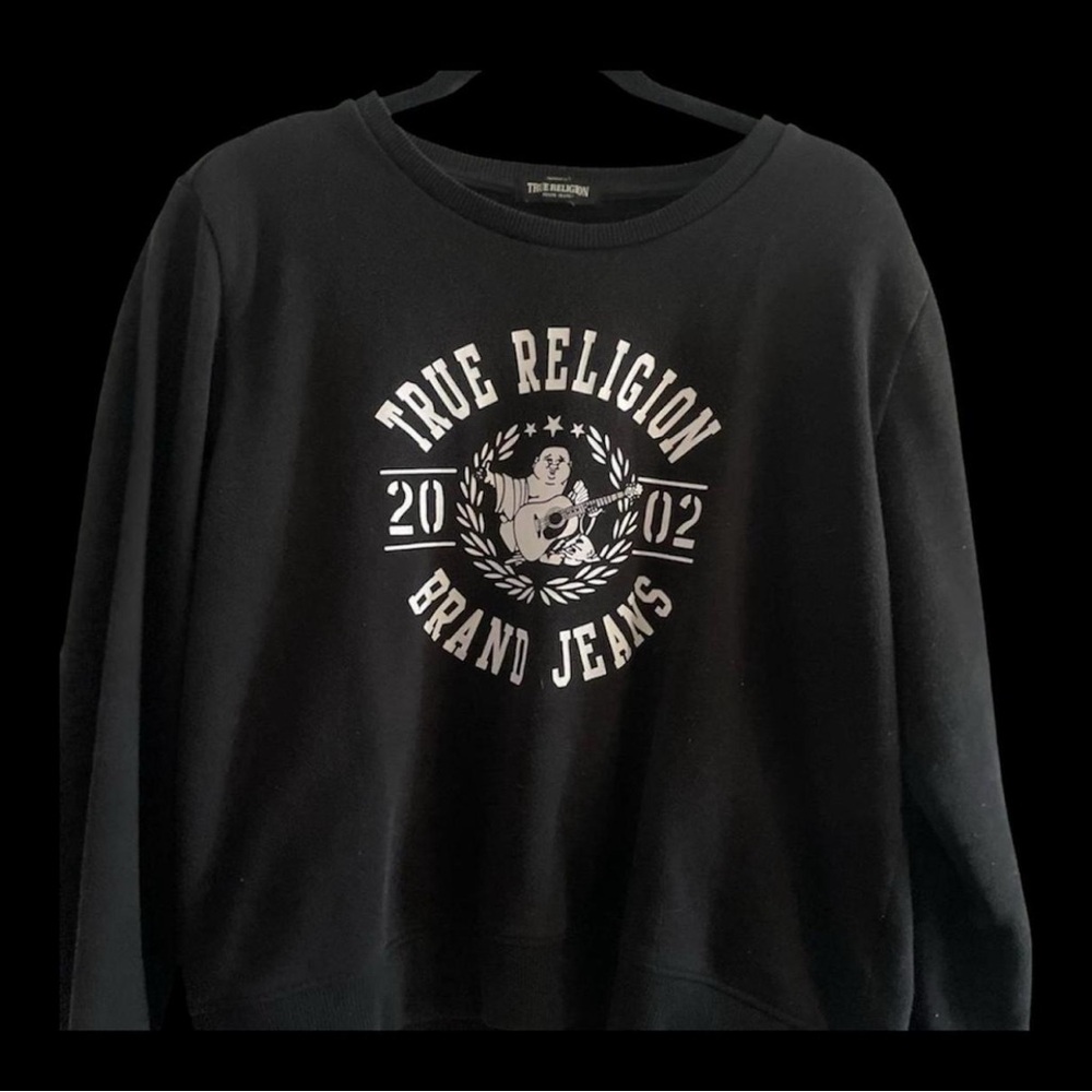 True Religion Black Sweatshirt UNISEX